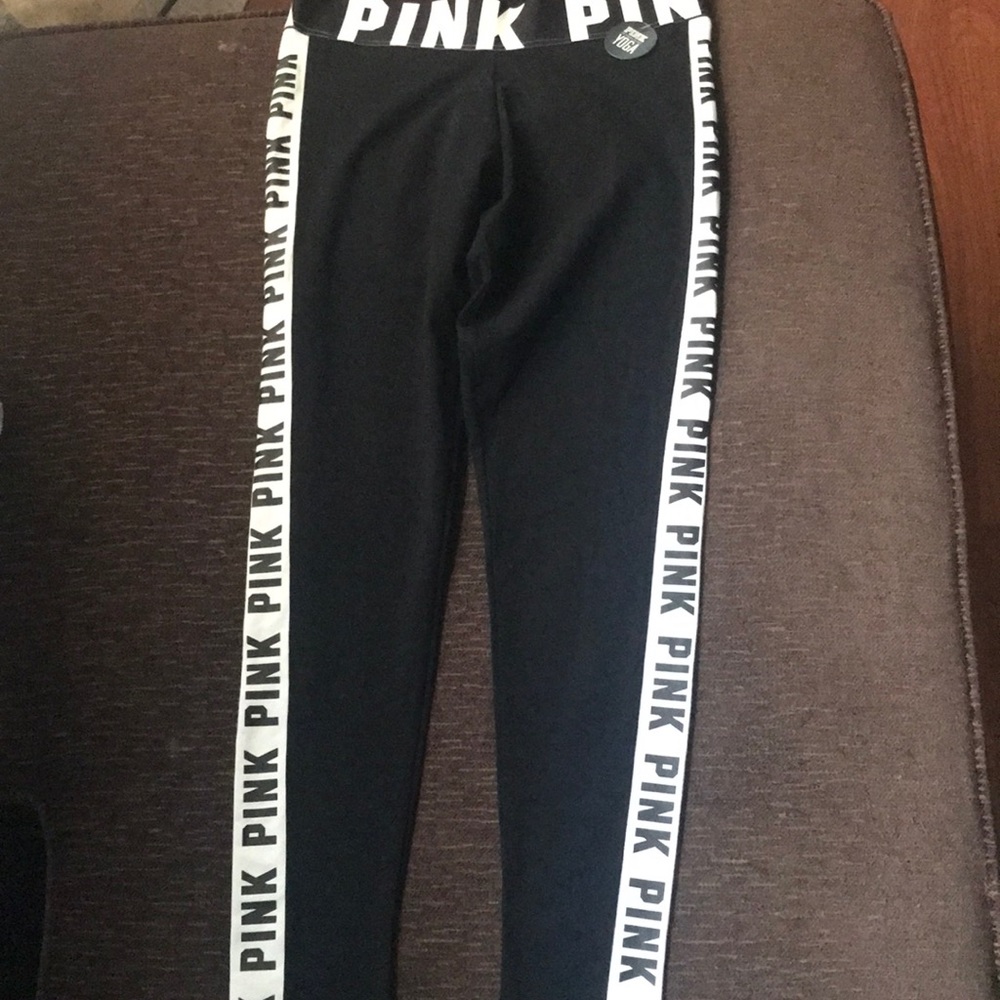 Pink yoga pants
